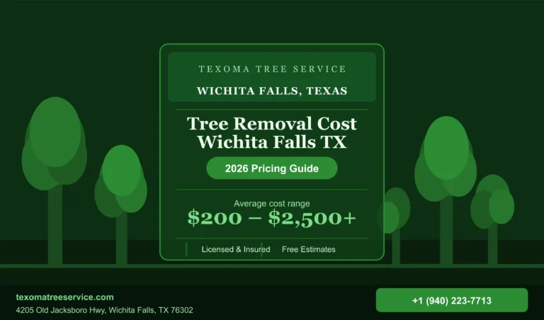 How Much Does Tree Removal Cost in Wichita Falls, TX? (2026 Guide)